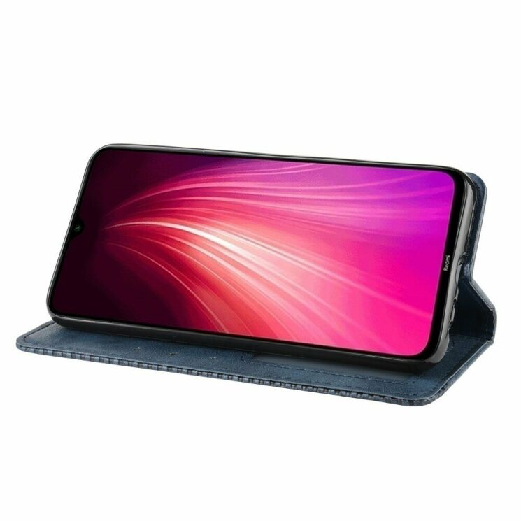 Чохол Deexe Retro Style для Xiaomi Redmi Note 8T - Blue: фото 7 з 11