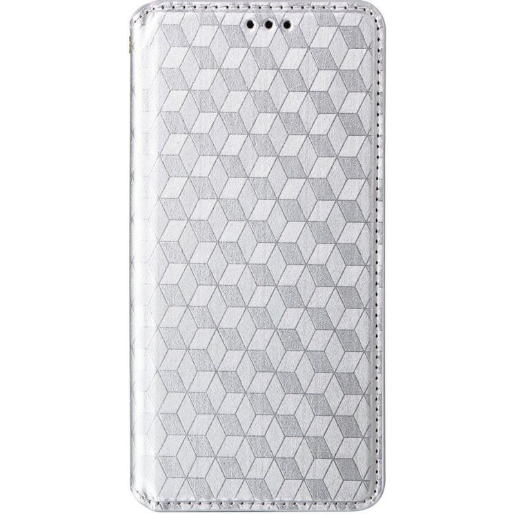 Чехол Deexe Rhombus Book для Google Pixel 11 / 11 Pro - Silver: фото 6 из 7