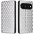 Чехол Deexe Rhombus Book для Google Pixel 11 / 11 Pro - Silver: фото 1 из 7