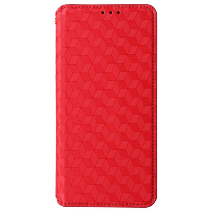 Чехол Deexe Rhombus Book для OPPO A3x / A3 / A40m - Red: фото 7 из 8