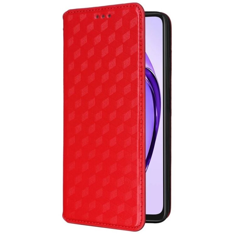Чехол Deexe Rhombus Book для OPPO A3x / A3 / A40m - Red: фото 5 из 8