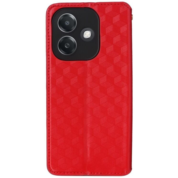 Чехол Deexe Rhombus Book для OPPO A3x / A3 / A40m - Red: фото 8 из 8