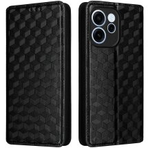 Чехол Deexe Rhombus Book для OPPO Reno 15 - Black: фото 1 из 7