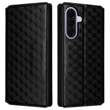 Чехол Deexe Rhombus Book для Samsung Galaxy A37 (A376) - Black: фото 1 из 7