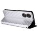 Чехол Deexe Rhombus Book для ZTE Blade A34 - Silver (366143S). Фото 4 из 9