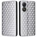Чехол Deexe Rhombus Book для ZTE Blade A34 - Silver (366143S). Фото 1 из 9