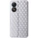 Чехол Deexe Rhombus Book для ZTE Blade A34 - Silver (366143S). Фото 6 из 9