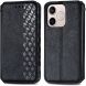 Чехол Deexe Rhombus Wallet для Honor 600 Lite - Black (411805B). Фото 2 из 8