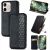 Чехол Deexe Rhombus Wallet для Honor 600 Lite - Black: фото 1 из 8