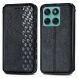 Чохол Deexe Rhombus Wallet для Motorola Moto G17 Power / G15 Power / G15 - Black (408425B). Фото 1 з 6