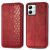 Чехол Deexe Rhombus Wallet для Motorola Moto G84 - Red: фото 1 из 6