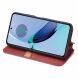 Чехол Deexe Rhombus Wallet для Motorola Moto G84 - Red (339155R). Фото 3 из 6