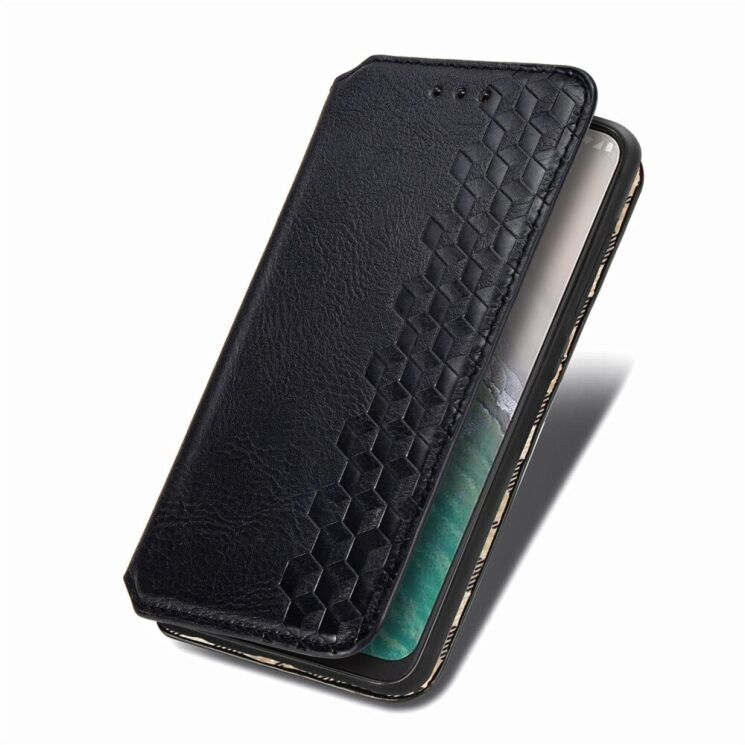 Чехол Deexe Rhombus Wallet для Nokia C32 - Black: фото 4 из 7