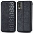 Чехол Deexe Rhombus Wallet для Nokia C32 - Black (327416B)