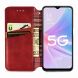 Чохол Deexe Rhombus Wallet для OPPO A78 - Red (336647R). Фото 2 з 10