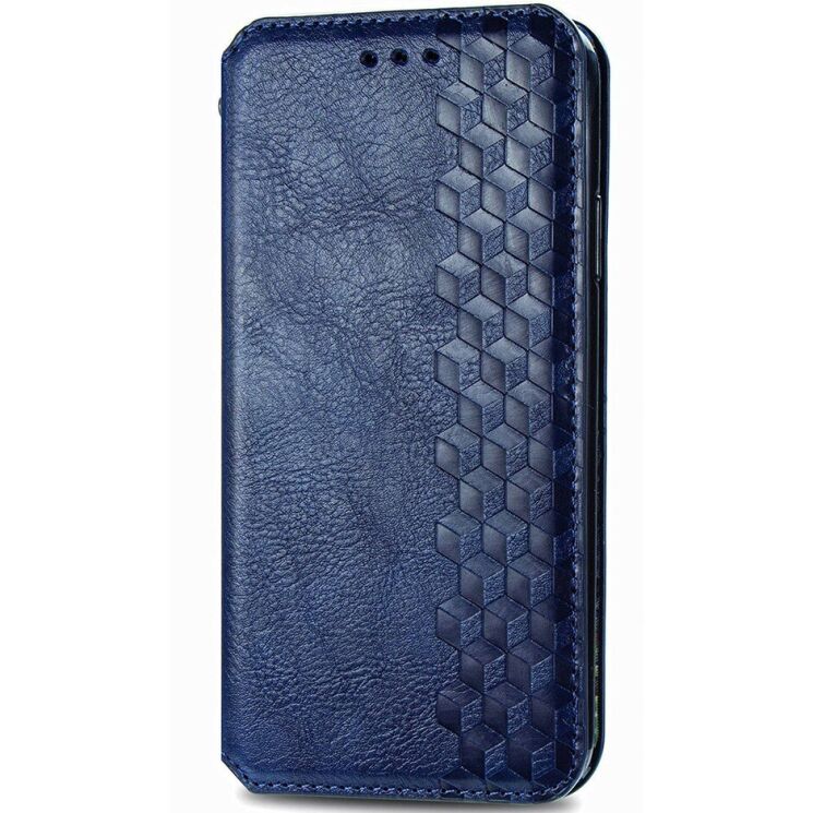 Чехол Deexe Rhombus Wallet для Samsung Galaxy A37 (A376) - Blue: фото 4 из 8