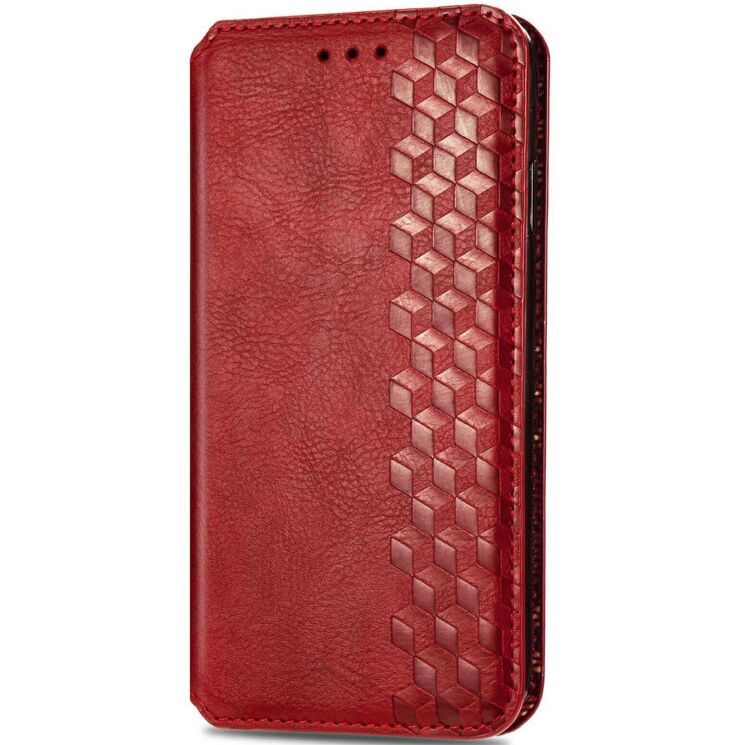 Чохол Deexe Rhombus Wallet для Xiaomi 15T Pro - Red: фото 4 з 6