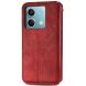 Чехол Deexe Rhombus Wallet для Xiaomi Redmi Note 13 5G - Red (341283R). Фото 6 из 10