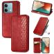 Чехол Deexe Rhombus Wallet для Xiaomi Redmi Note 13 5G - Red (341283R). Фото 4 из 10