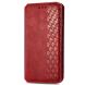 Чехол Deexe Rhombus Wallet для Xiaomi Redmi Note 13 5G - Red (341283R). Фото 5 из 10