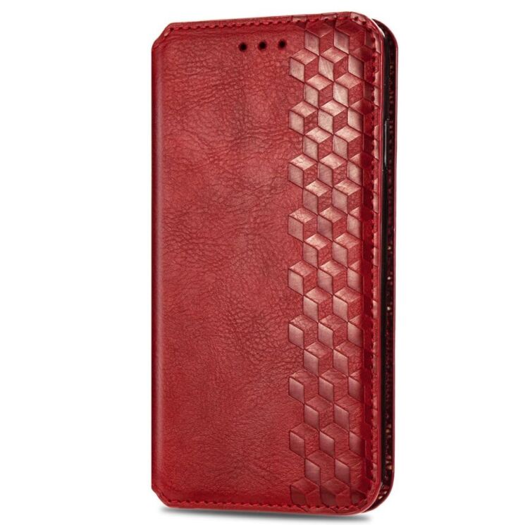 Чехол Deexe Rhombus Wallet для Xiaomi Redmi Note 13 5G - Red: фото 5 из 10