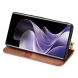 Чехол Deexe Rhombus Wallet для Xiaomi Redmi Note 14 Pro - Brown (373533Z). Фото 4 из 10