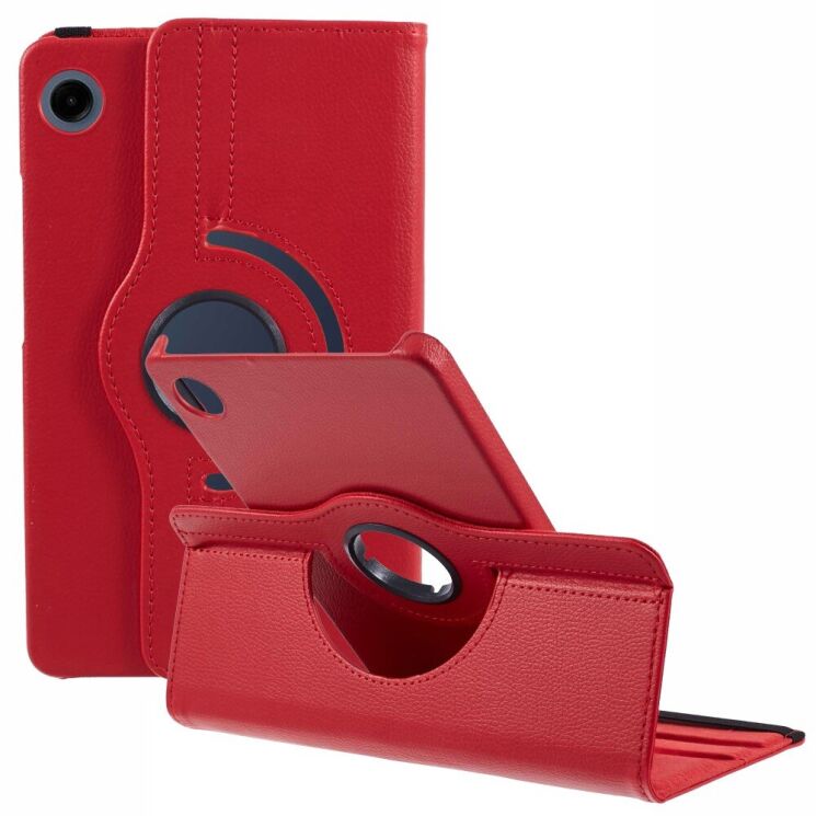 Чехол Deexe Rotation для Samsung Galaxy Tab A9 (X110/115) - Red: фото 1 из 11