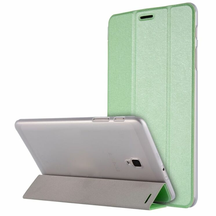 Чехол Deexe Silk Texture для Samsung Galaxy Tab A 8.0 2017 (T380/385) - Green: фото 1 из 7