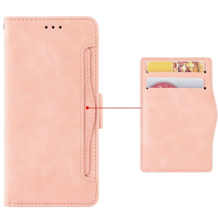 Чехол Deexe Wallet Stand для HMD Skyline - Pink: фото 8 из 8
