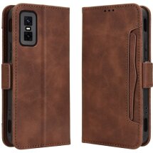 Чехол Deexe Wallet Stand для Infinix GT 30 Pro - Brown: фото 1 из 15