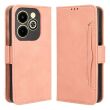 Чехол Deexe Wallet Stand для Infinix Hot 40i - Pink (345007P)