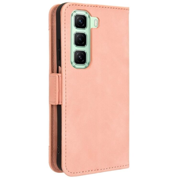 Чехол Deexe Wallet Stand для Infinix Hot 50 - Pink: фото 6 из 8