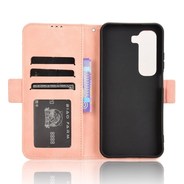 Чехол Deexe Wallet Stand для Infinix Hot 50 - Pink: фото 4 из 8