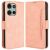Чехол Deexe Wallet Stand для Motorola Moto G75 - Pink: фото 1 из 8