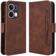 Чехол Deexe Wallet Stand для OPPO Reno 13 Pro 5G - Brown (376702Z)