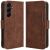 Чехол Deexe Wallet Stand для Samsung Galaxy A55 (A556) - Brown: фото 1 из 7