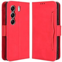 Чехол Deexe Wallet Stand для TECNO Camon 40 (CM5) - Red: фото 1 из 7