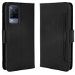 Чехол Deexe Wallet Stand для VIVO V21 - Black (350309B)