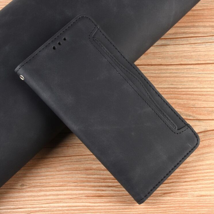 Чехол Deexe Wallet Stand для VIVO V21 - Black: фото 8 из 12