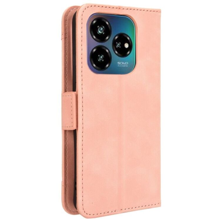 Чехол Deexe Wallet Stand для ZTE Nubia V60 Design - Pink: фото 6 из 8