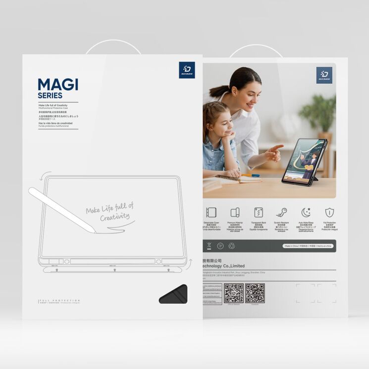 Чохол DUX DUCIS Magi Series для Samsung Galaxy Tab S12 Plus - Grey: фото 11 з 11