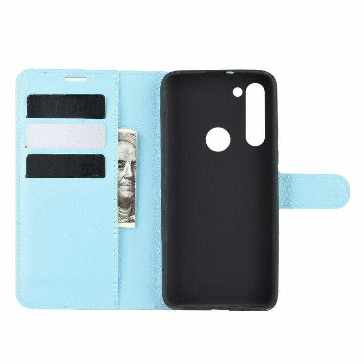 Чехол-книжка Deexe Book Type для Motorola Moto G8 Power - Blue: фото 3 из 6