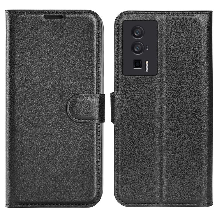 Чехол-книжка Deexe Book Type для Xiaomi Poco F5 Pro / Redmi K60 / Redmi K60 Pro - Black: фото 1 из 12