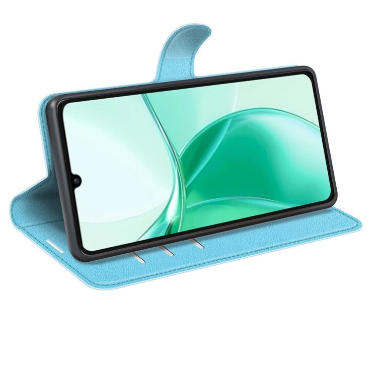 Чехол-книжка Deexe Book Type для ZTE Blade A35 - Blue: фото 3 из 9