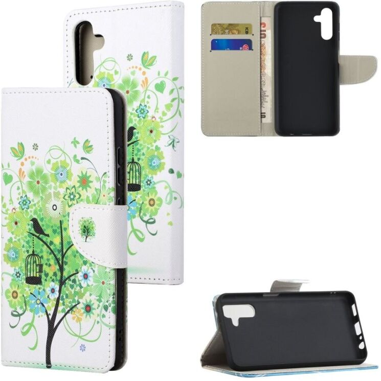 Чохол-книжка Deexe Color Wallet для Samsung Galaxy A04s (A047) / A13 5G (A136) - Green Tree: фото 6 з 6