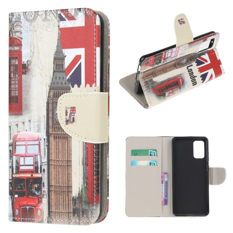 Чехол-книжка Deexe Color Wallet для Samsung Galaxy S20 FE (G780) - London Elements: фото 1 из 6