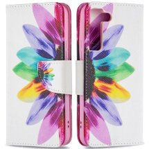 Чехол-книжка Deexe Color Wallet для Samsung Galaxy S22 (S901) - Sunflower: фото 1 из 8