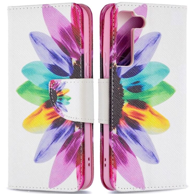 Чехол-книжка Deexe Color Wallet для Samsung Galaxy S22 (S901) - Sunflower: фото 1 из 8