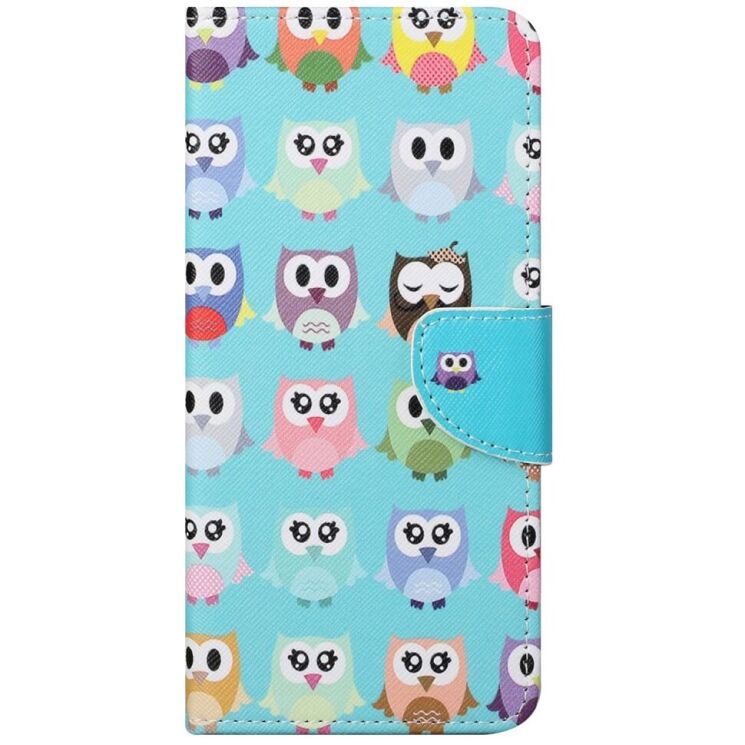 Чехол-книжка Deexe Color Wallet для Xiaomi Redmi Note 12S - Owls: фото 4 из 6