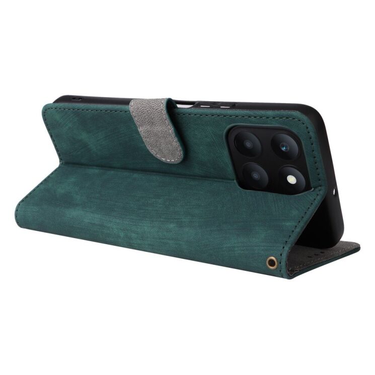 Чехол-книжка Deexe Delta Book для Honor X6a - Green: фото 4 из 6